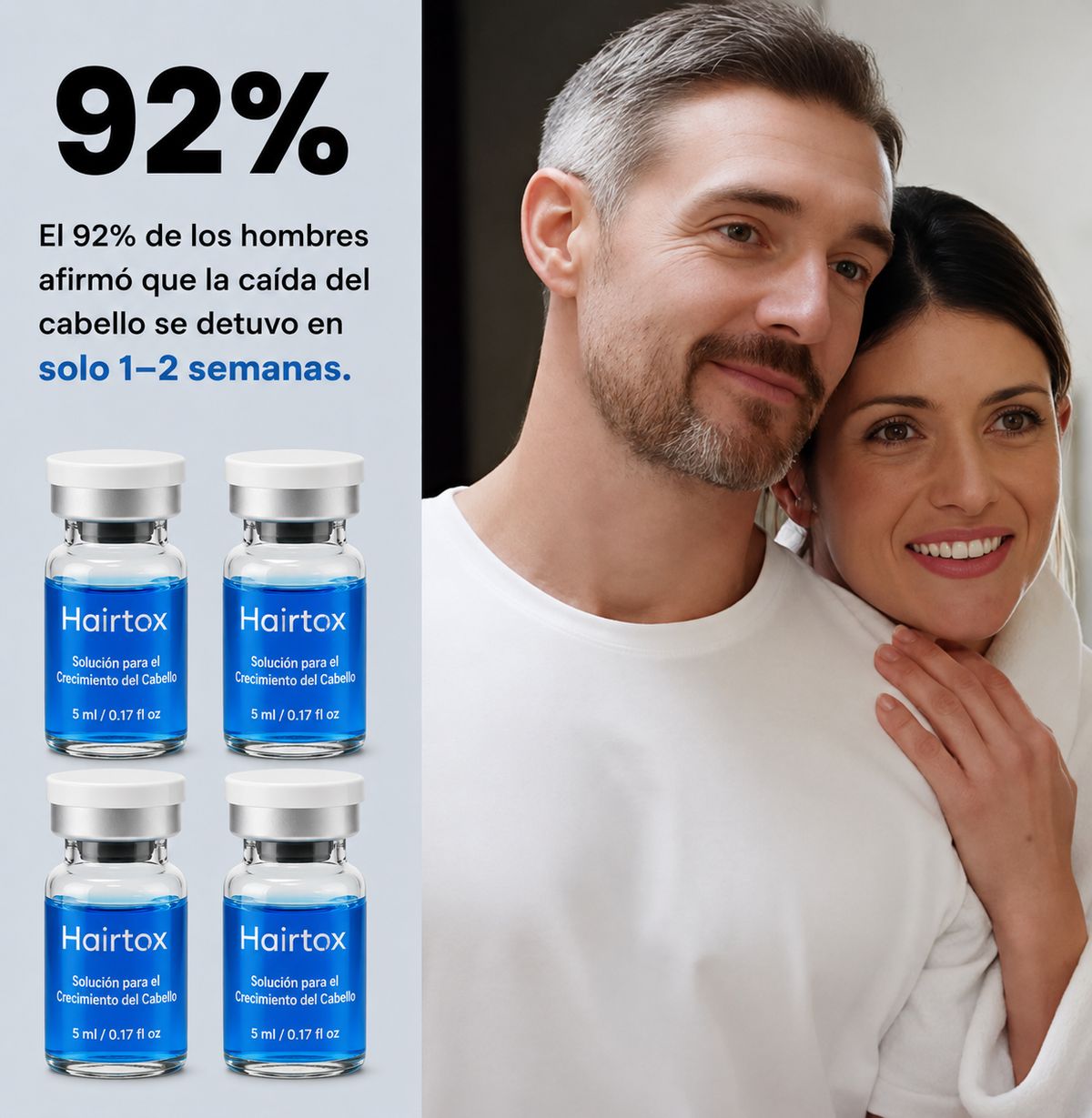 El sistema de infusión de péptidos más potente para el crecimiento del cabello