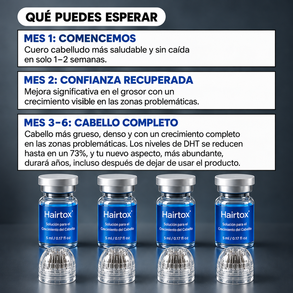 El sistema de infusión de péptidos más potente para el crecimiento del cabello